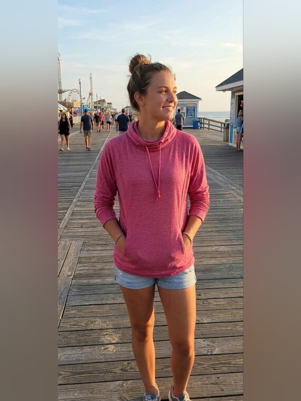 Tommy Bahama ISLANDZONE Cowl Neck Lightweight Hoodie